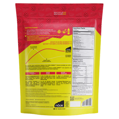 Naak Energy Drink Mix 720gm & 6 Singles Per Box